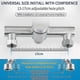 thumbnail image 5 of High qualityStainless Steel Kitchen Faucets Hot And Cold Wall Mounted Tap Mixer Extendable Sink Cranes Gourmet Rotary Single Lever Balcony, 5 of 5