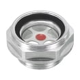thumbnail image 1 of Aluminum Oil Sight Glass For Air Compressor 1 5 M24 Threaded Level Gauge, 1 of 9