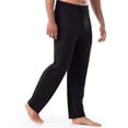 thumbnail image 4 of LEKWK Lounge Pants for Men Casual Pajama Bottoms Soft Sleepwear Elastic Waist with Drawstring Lightweight Relaxed Fit Yoga Joggers for Everyday Home Wear Black S, 4 of 7