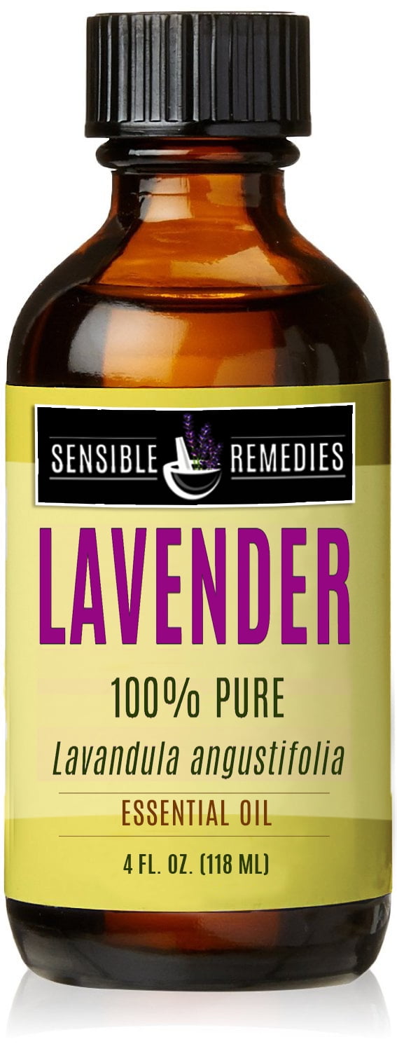 Sensible Remedies Lavender 100% Therapeutic Grade Essential Oil, 4 fl oz