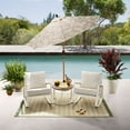 thumbnail image 2 of Better Homes & Gardens Premium 9' Tan Palm Print Market Patio Umbrella, Crank Lift, 3-Angle Tilt, 2 of 10