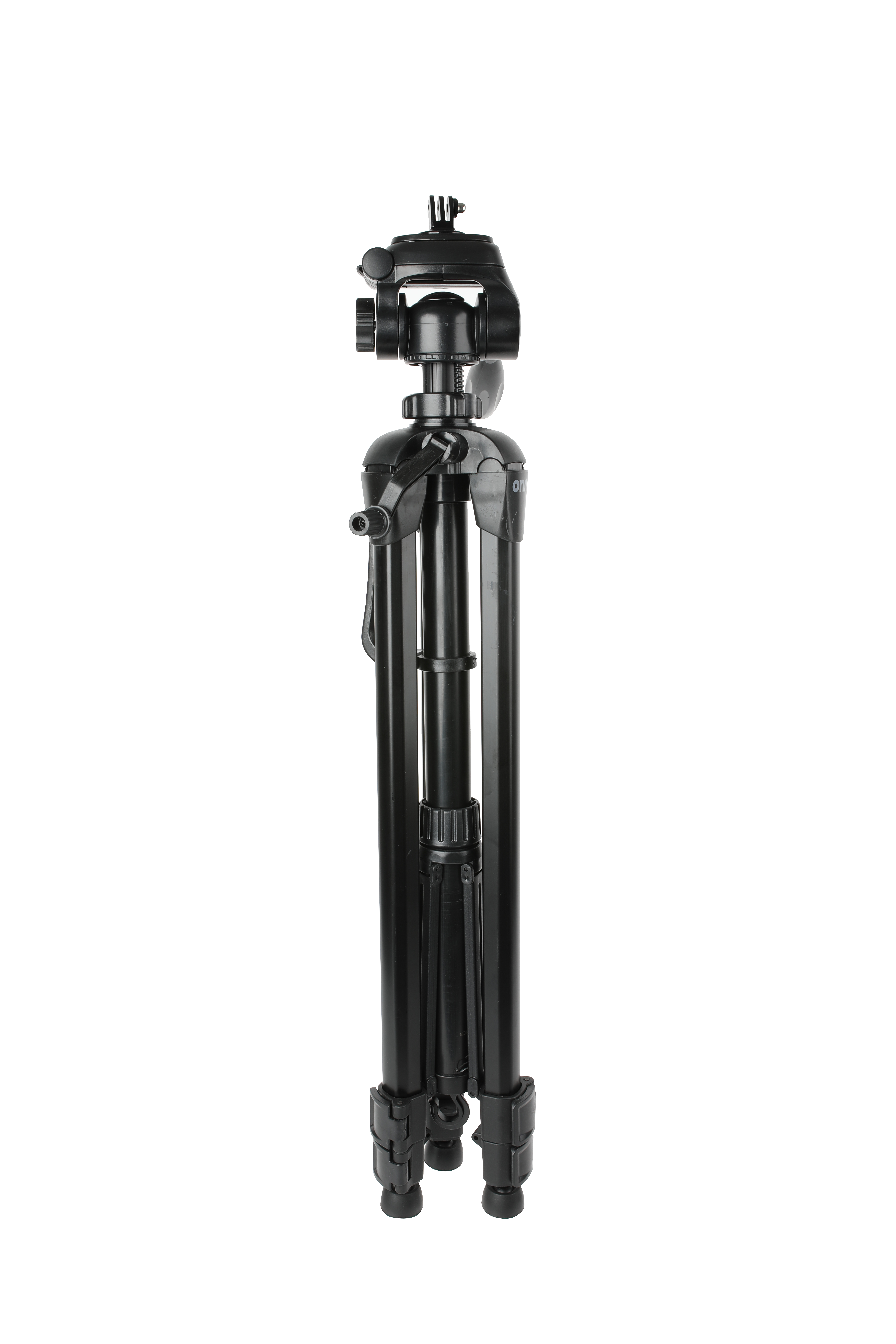 onn 67-Inch Tripod with Smartphone Cradle and GoPro Mount photo 8