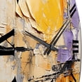 thumbnail image 3 of Designart "composition Fusion IX" Abstract Collages Oversized Wall Clock, 3 of 5