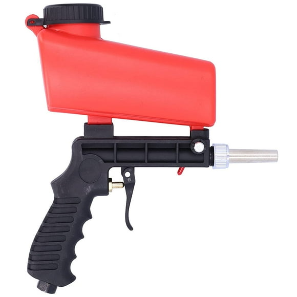 Portable Sand Blaster Gun Kit, Pneumatic Sand Blasting Tool for Polishing Metal Rust Removal, Dirt and Paint, and Corrosion Prevention