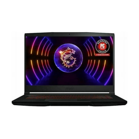 MSI Thin GF63, 15.6" Full HD, Intel Core i7-12650H, NVIDIA GeForce RTX 4060, 16GB RAM, 512GB SSD, Black, Windows 11, THIN GF63 12VF-436US