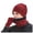 Red, variant on Hat Gloves Scarf Set Women Set Gloves Hat Muffler Thick Plus Hat And Men's Velvet Cap Knit Collar Winter Baseball Caps Young Women Gift Ideas Red