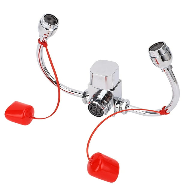 Kit De Lavado De Ojos De Emergencia, Lavado De Ojos Montado En El Grifo, Control De Perilla Rápida, Rotación De 360 grados Para Lavandería, Cocina