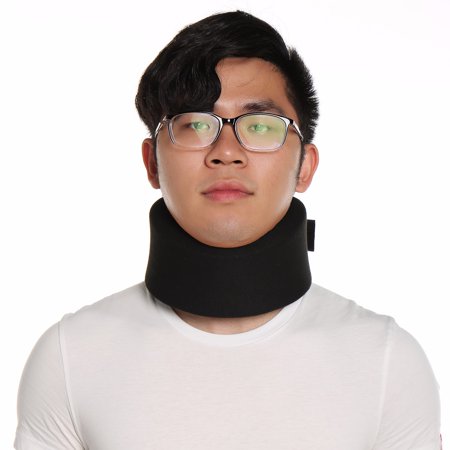 CFR Neck Brace - Cervical Collar - Adjustable Soft Support Collar Can Be Used During Sleep - Wraps Aligns & Stabilizes Vertebrae - Relieves Pain & Pressure in (Best Sleeping Position To Avoid Neck Pain)