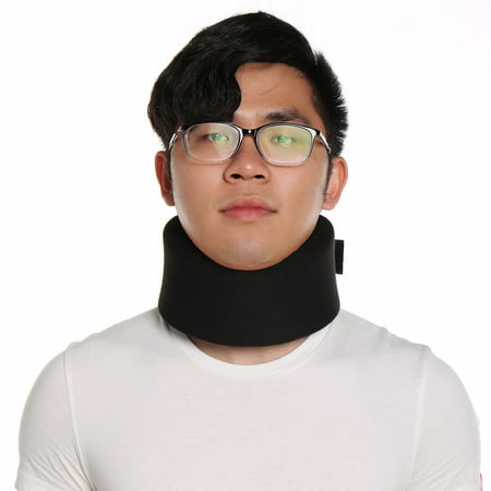 CFR Neck Brace - Cervical Collar - Adjustable Soft Support Collar Can Be Used During Sleep - Wraps Aligns & Stabilizes Vertebrae - Relieves Pain & Pressure in (Best Saddle To Relieve Perineal Pressure)