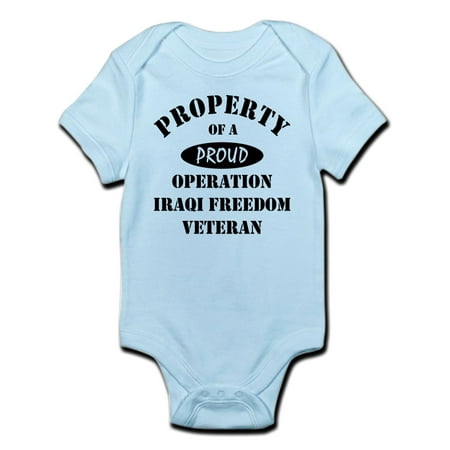 

CafePress - Property Of Proud OIF Veteran Infant Bodysuit - Baby Light Bodysuit