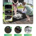 thumbnail image 5 of Large 60 x 40 inches Under Grill Mats for Outdoor Grill | Double-Sided Fireproof | Waterproof | Oil-Proof | Easy to Clean | Indoor Fireplace/Fire Pit Mat | Quality BBQ Mat for Deck Patio Lawn, 5 of 7