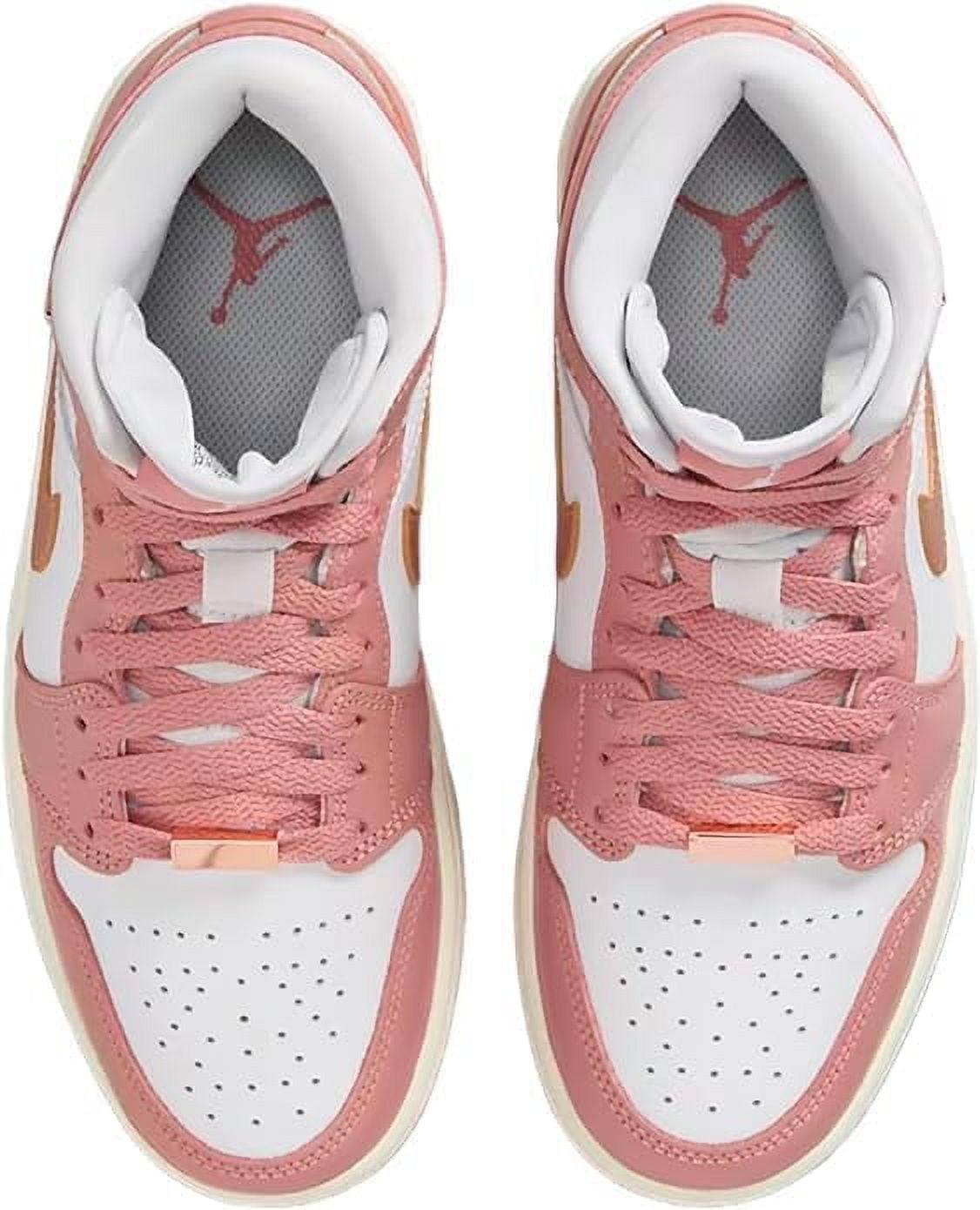 Women's Air Jordan 1 MID SE Red Stardust/Metallic Copper (FB9892 670) - 12