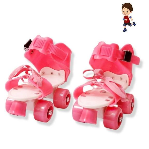 Toy Imagine Assorted Beginner Inline Roller Skating with Adjustable Size & Front Break | Toys for 4 Years  Girls Skates | All Polyurethane Wheels, Size 5-12 UK | Multicolor