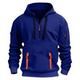thumbnail image 1 of pstuiky Camisas casuales de manga larga para hombre, Sudadera deportiva informal con capucha y mangas largas para hombre Tops casuales para hombres s, 1 of 6