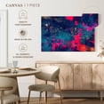 thumbnail image 5 of Elephant Stock Blue Magenta Abstract Wall Art - Horizontal Canvas Wall Art - Living Room Wall Decor - Abstract Canvas - Blue And Pink Decor - 30" x 20", 5 of 8
