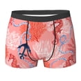 thumbnail image 1 of LAKIMCT Boxeurs Respirants pour Hommes avec Ancre de Bateau Hippocampe Rouge, Boxeurs Ultra Doux Absorbant la Sueur, 1 of 9