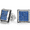 Blue, variant on Bling Jewelry Mens Square CZ Stud Earrings for Men Black Blue White Sterling Silver 9MM Screw Back