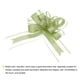 thumbnail image 4 of Lazo de regalo extra grande de organza para cestas de boda y regalos color verde ejército - 11 pulgadas, 4 of 6