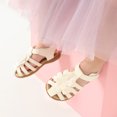 thumbnail image 4 of DREAM PAIRS Girls Toddler/Little Kid Closed-Toe Flower Summer Dress Sandals Shoes, 4 of 5