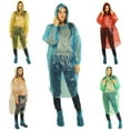 thumbnail image 2 of 10 Pcs Imperméable Poncho de Pluie Adulte Jetable pour Randonnée Voyage Camping avec Capuche, 2 of 5