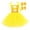Yellow, variant on Godom Girls Dresses Summer Dresses Ruffle Sleeve Tiered Swing Casual Sundress Clothes for Kid