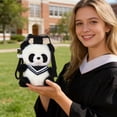thumbnail image 2 of Cute Graduation Panda Bear Plush Toy 15cm Soft Stuffed Animal Keepsake for Graduation Gifts,Colour as Pictured, 2 of 6