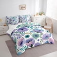 thumbnail image 3 of Castle Fairy Teens Vintage Flower Bedding Comforter Set,Chic Floral Queen Bedding Sets, 3 of 8