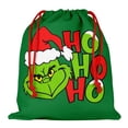 thumbnail image 1 of THE 2024 Grinch Gift Bag, Double Sided Printed Gift Bag, Xmas Drawstring Bag, Green Drawstring Gift Bag For Holiday,Double-sided Printed New Year Gift Bag Drawstring Bag Linen, 1 of 2