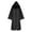 Black, variant on Hvyesh Men Renaissance Cloak with Hood Medieval Women Hooded Cape for Halloween Cosplay