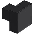 thumbnail image 2 of Deltana KS125U19 1-1/4" Modern Square Knob - Matte Black, 2 of 2