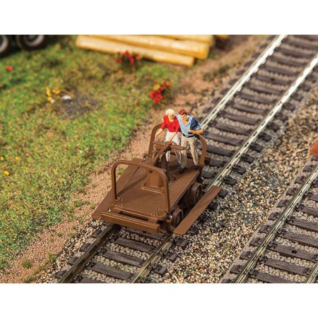 - Walthers HO Scale Model Railroad Scenery Kit Handcars Kit (2-Pack)