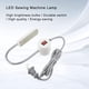 thumbnail image 2 of Lámpara de trabajo con luz para máquina de coser, interruptor de Base magnética, luz diurna LED, lámpara de escritorio, lámpara Flexible multifuncional, 2 of 5