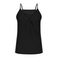 thumbnail image 4 of bnaln Vest Tops Women Summer Tank Tops Spaghetti Strap V Neck Sleeveless Camisole Blouse Loose Fit Workout Yoga Shirts Ladies Elegant Casual Flowy Tunic Blouses Basic Tank Shirts, 4 of 6