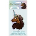 thumbnail image 3 of Multicolor Afro Unicorn Giant Foil Party Balloon, 32in, 3 of 6