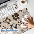 thumbnail image 4 of Long Mouse Pads for Desk,Paw Print Desk Mats on Top Of Desks, Desk Mouse Pad Extra Large with 3mm Non-Slip Base and Stitched Edge for Gaming,Office,Work,Home 31.5"x11.8", 4 of 6