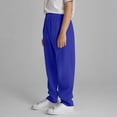 thumbnail image 6 of Bnwani Boys Sweatpants Jogger Pants Elastic Waist Drawstring Straight Leg Pants with Pockets Blue, 6 of 6