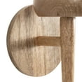 thumbnail image 4 of Kate and Laurel Shae Transitional Wooden Wall Sconce, 5 x 5 x 13, Natural Wood, Rustic Candle Holder with Removable Glass Cylinder for Flameless Pillar Candles, 4 of 9