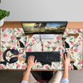 thumbnail image 4 of Long Mouse Pads for Desk,Chihuahua and Pioneer Flower Desk Mats on Top Of Desks, Desk Mouse Pad Extra Large with 3mm Non-Slip Base and Stitched Edge for Gaming,Office,Work,Home 47.3"x23.6", 4 of 6