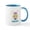 White/Blue Inside, variant on CafePress - Easter Mugs - 11 oz Ceramic Mug - Novelty Coffee Tea Cup