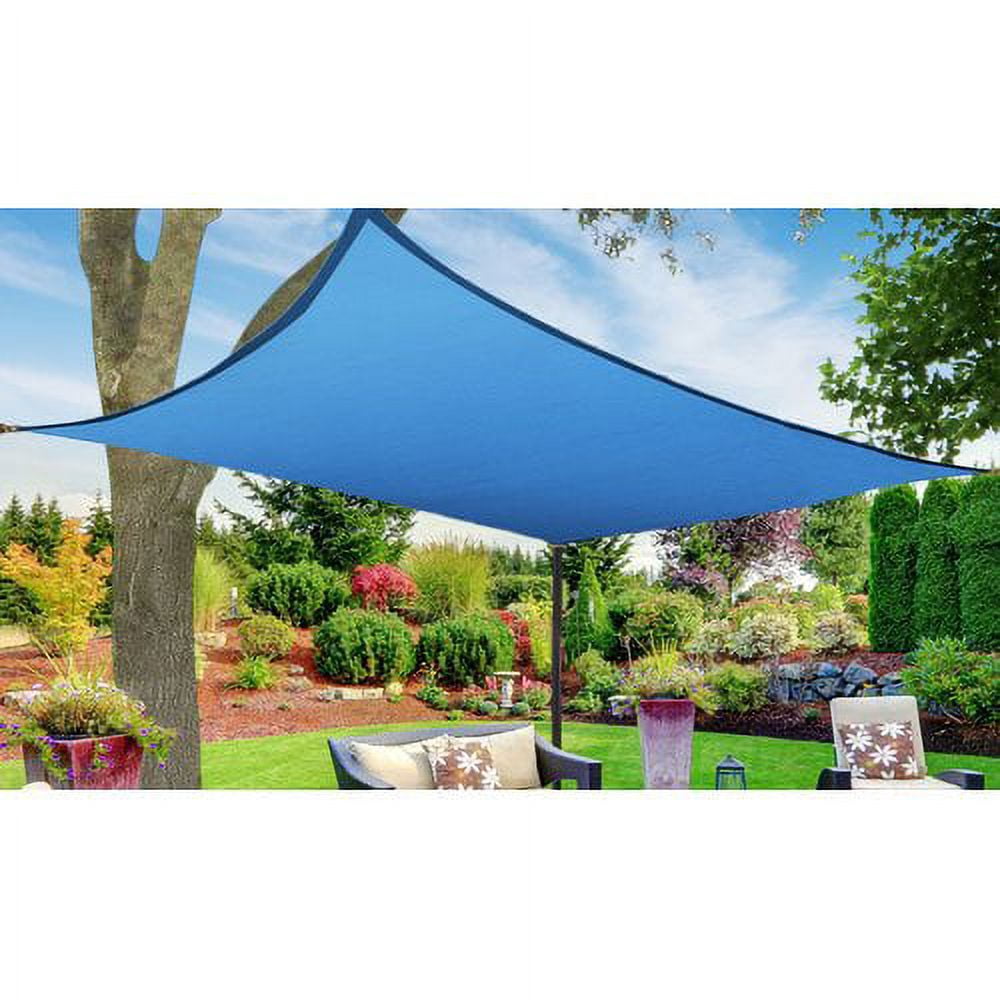 Shadesheet by Boen Sun Shade Sail Canopy, Rectangle, Green,12'x16'
