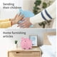 thumbnail image 5 of Large Cute Plastic Piggy Bank (Pink), Money Boxes for Girls and Boys, Unbreakable Plastic Piggy Bank, Fun Gifts for Birthdays, Holidays, Baby Showers, 5 of 5