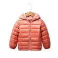 thumbnail image 1 of AAMILIFE Girls Winter Jacket Light Down Coat Hooded Outerwear Children Clothing 2-8 Years, 1 of 3