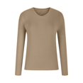 thumbnail image 3 of Womens Long Sleeve T Shirts Fall Fashion 2025 Basic Slim Fit Crop Tops Going Out Outfits Y2k Clothes, 3 of 5