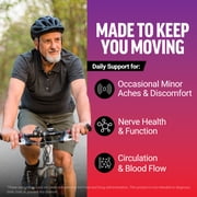 Force Factor Daily Relief Nerve Support Soft Chews with Alpha Lipoic Acid & B Vitamins, 30 Mixed Berry Flavor