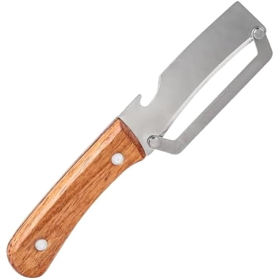 Multi-Functional Kitchen Vegetable Peeler with Ergonomic Handle & Bottle Opener,Stainless Steel Peeler Knife with Sharp Blade for Fruit Kiwi Potato Pumpkin