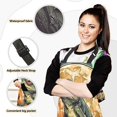 thumbnail image 4 of Dreamtimes Frogs under Moonlight Oven Mitts and Pot Holders with Chef Apron,Set of 5 Heat Resistant Kitchen Gloves and Silicone Non-Slip Potholders Adjustable Neck Buckle Chef Apron, 4 of 6