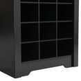 thumbnail image 6 of Shoe Cabinet, 30 Pair Freestanding Shoe Rack Storage Organizer, Modern Shoe Storage Cabinet with Shelves for Hallway Bedroom Closet Entryway (Black), 6 of 9