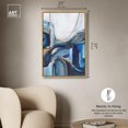 thumbnail image 5 of Art Remedy Blue Paintings Canvas, 24" x 36", Gold Frame, Mixture of Feelings, 5 of 7