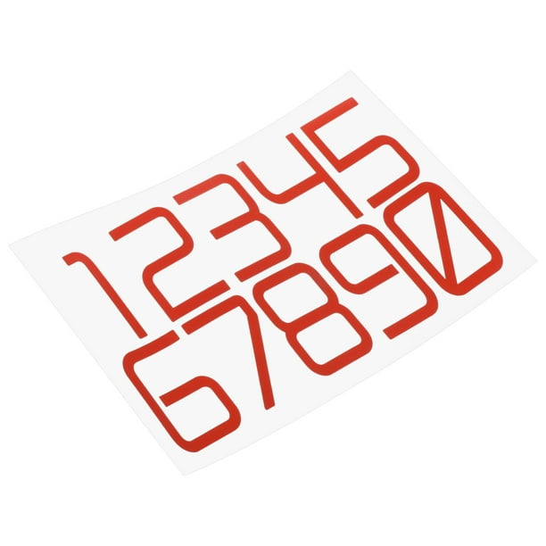 Autocollants de Numéro de Boîte Aux Lettres Réfléchissants,3 Pcs 0-9 Numéros  d'Adresse Numéros Autocollants Autocollants en Vinyle Autocollant pour Boîte  Aux Lettres Porte Fenêtre Numéro d'Adresse : : Bricolage