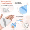 thumbnail image 4 of 10 Pcs Triangle Powder Puff to Make Your Skin Flawless Setting Powder Puff - Beauty Puff for Cosmetics - Under Eyes and Corners Makeup Tool, 4 of 5